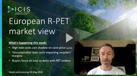 VIDEO: Europe R-PET high bale costs squeeze margins amid June price talks